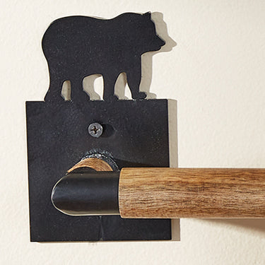 Wild Woods Bear Towel Bar 16